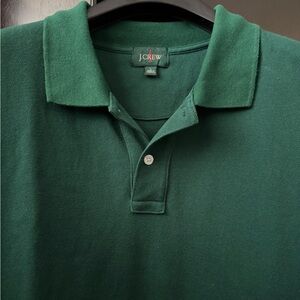 J. Crew Dark Green Polo Shirt